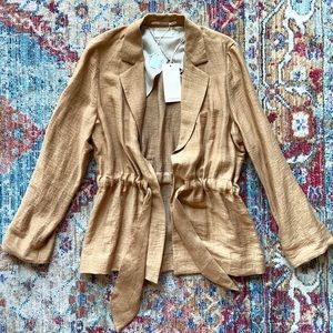 NWT Scotch and Soda Cinched “Loco Blazer” with Tie